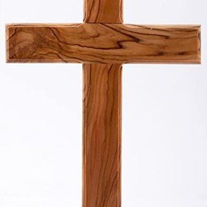 A HANDMADE WOODEN CROSS